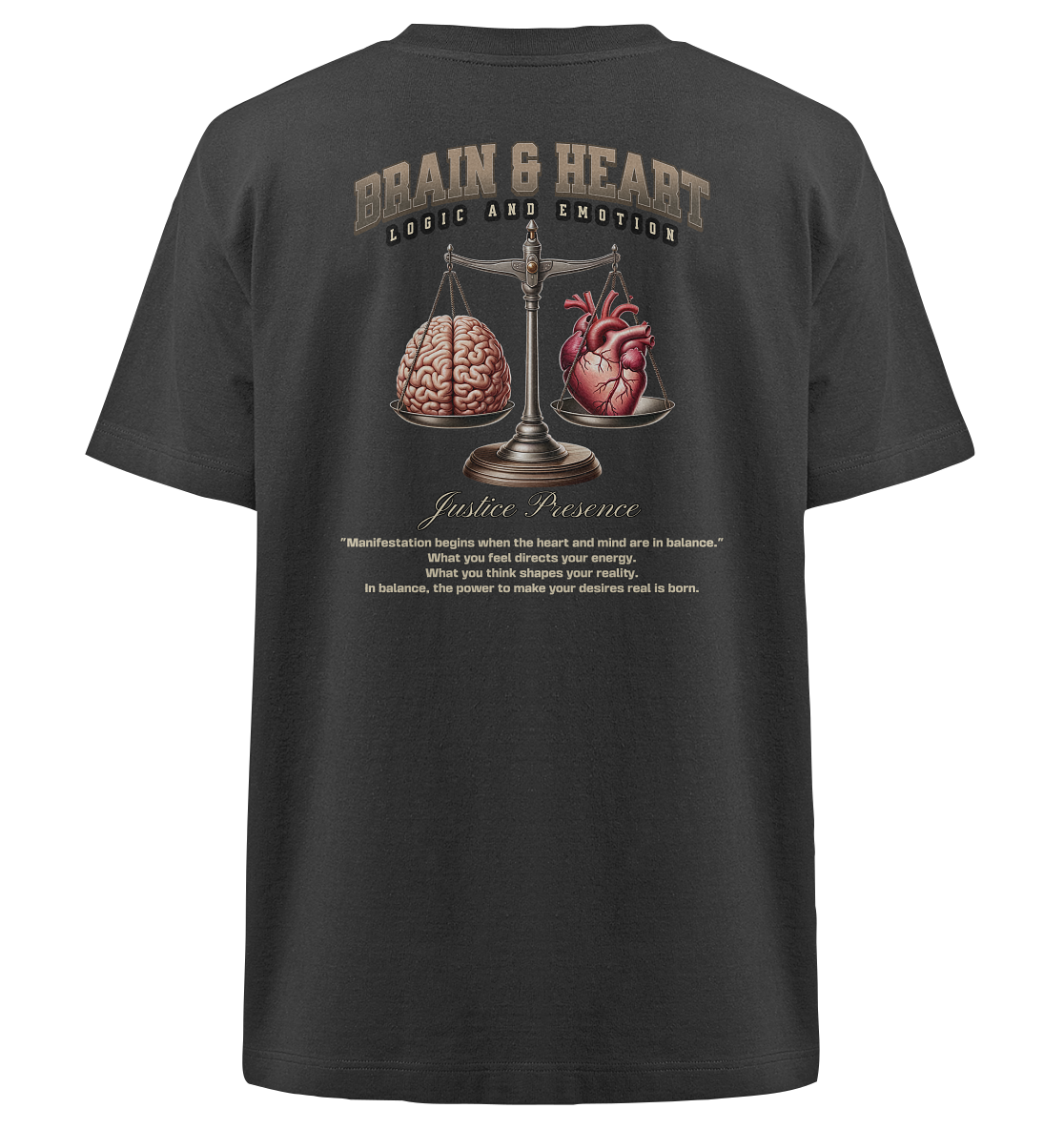 AJANI- Heart and mind are in balance - Heavy Oversized Organic Shirt