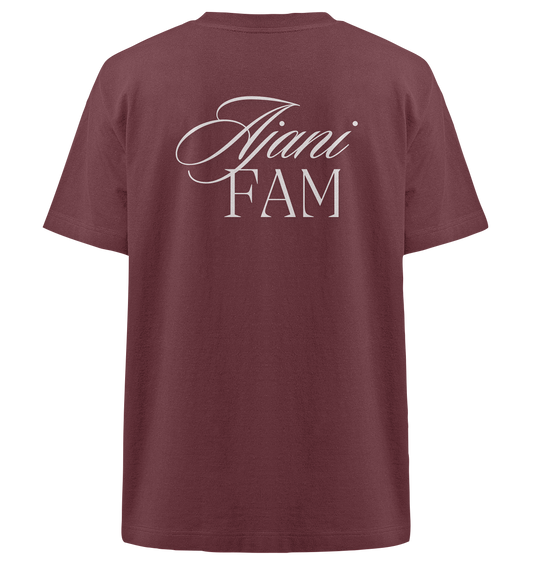 AJANI FAM LOGO - Heavy Oversized Organic Shirt