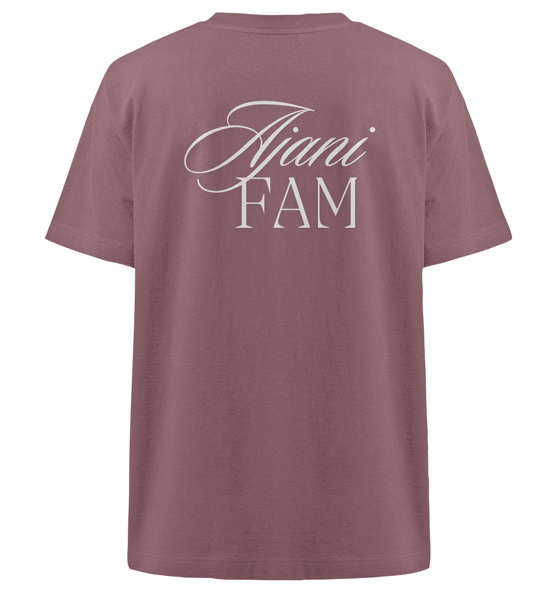AJANI FAM LOGO - Heavy Oversized Organic Shirt