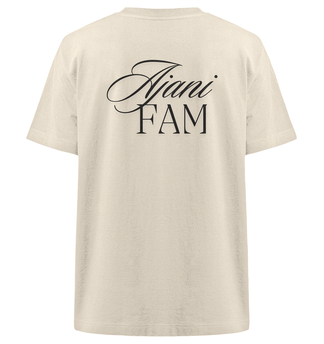 AJANI FAM LG BLACK - Heavy Oversized Organic Shirt