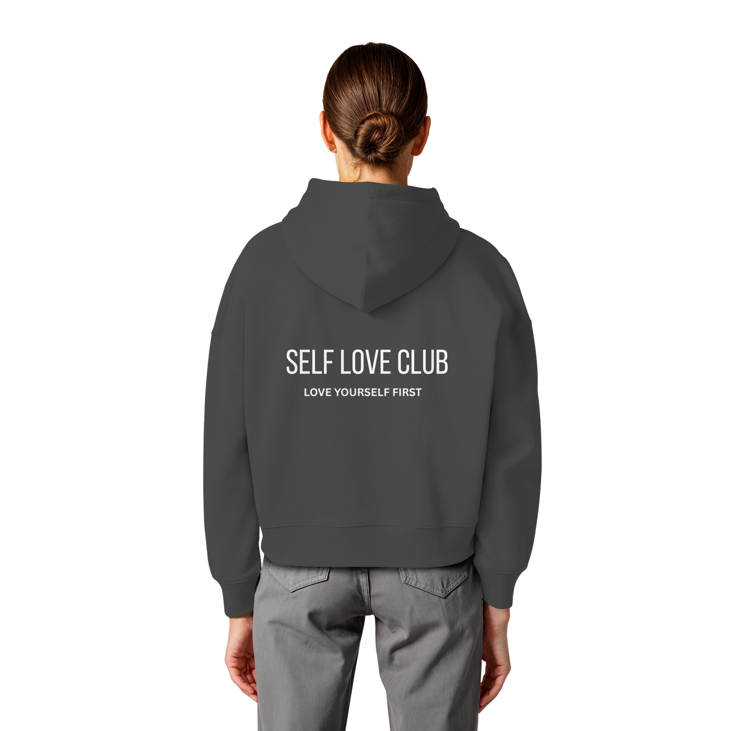 AJANI FAM : SELFLOVE - Womens Organic Boxcut Hoodie