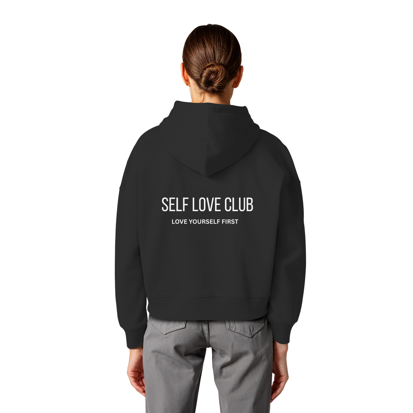 AJANI FAM : SELFLOVE - Womens Organic Boxcut Hoodie