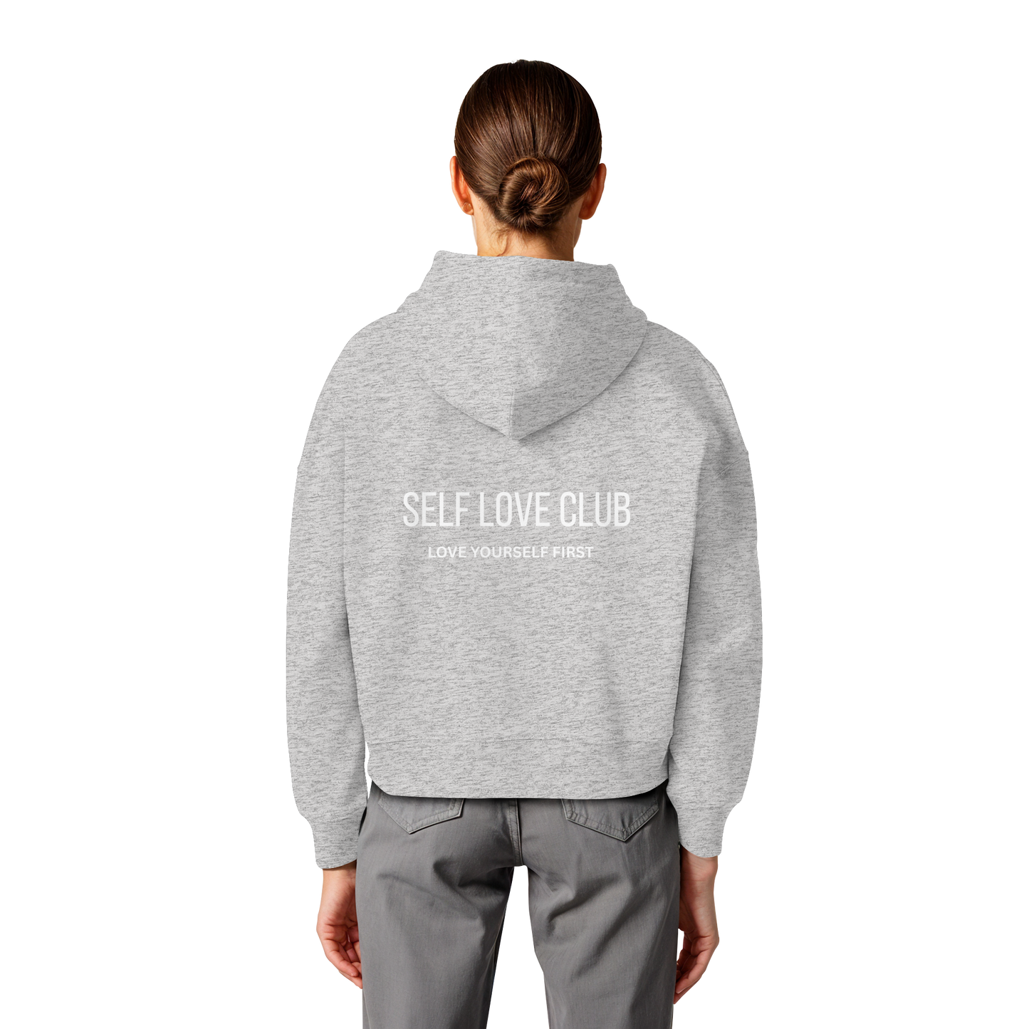 AJANI FAM : SELFLOVE - Womens Organic Boxcut Hoodie