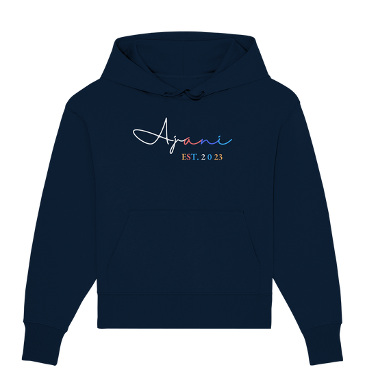 AJANI Colorful LOGO - Organic Oversize Hoodie