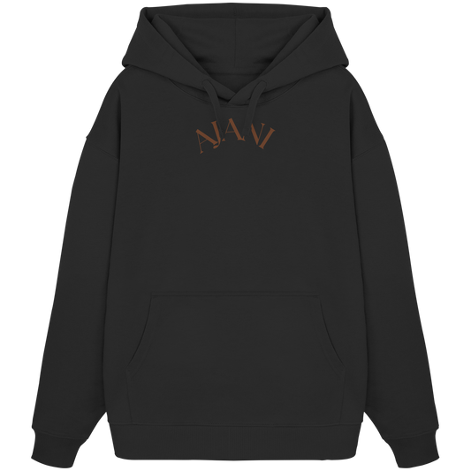 Brown- Ajani Hoodie - Organic Oversize Hoodie