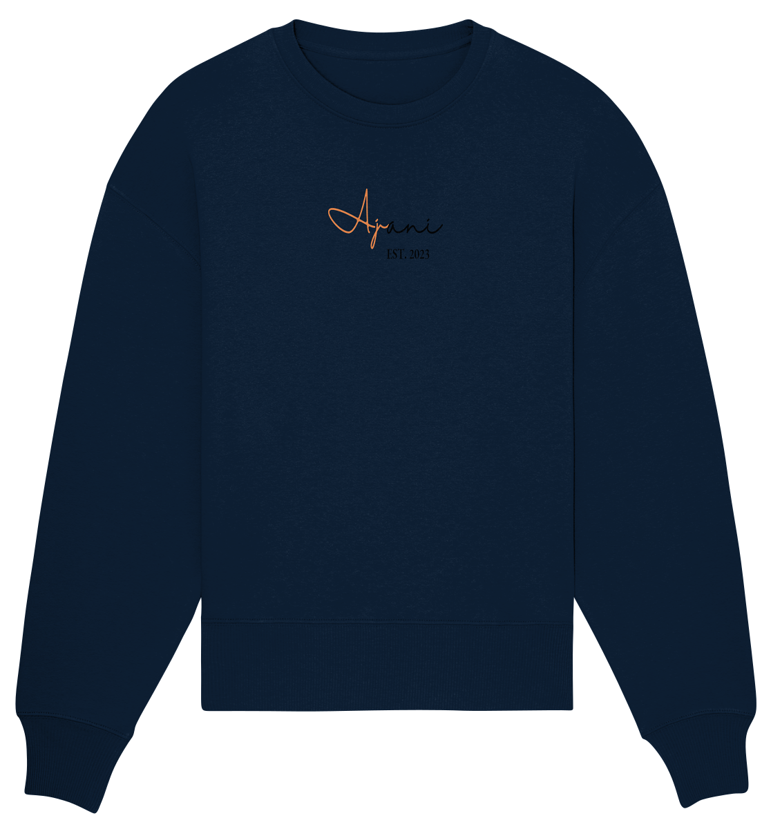 BACKPRINT BIGGEST CHALLENGE - Organic Oversize Sweatshirt