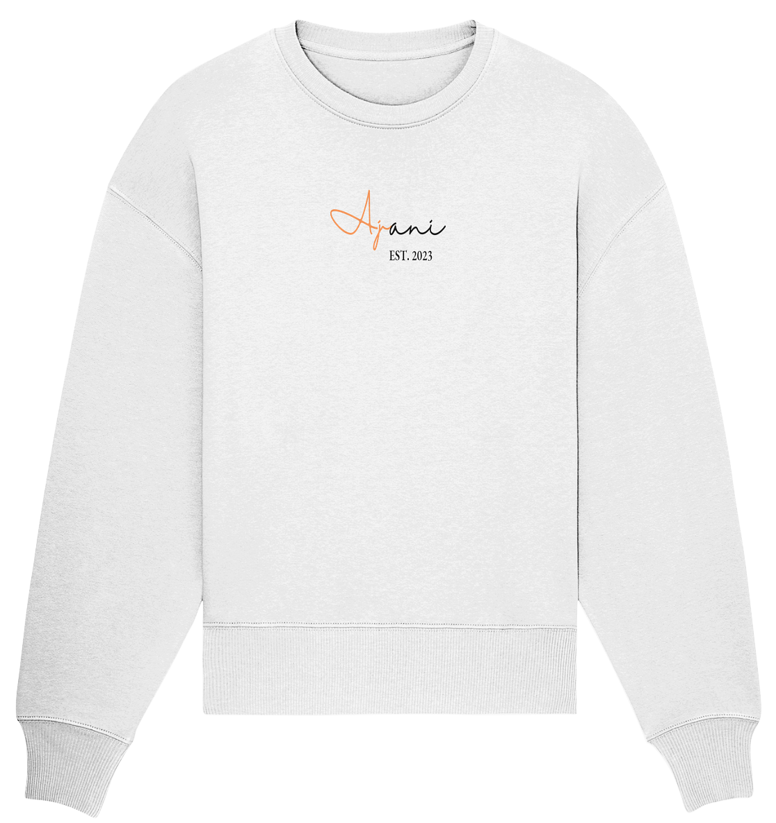 BACKPRINT BIGGEST CHALLENGE - Organic Oversize Sweatshirt