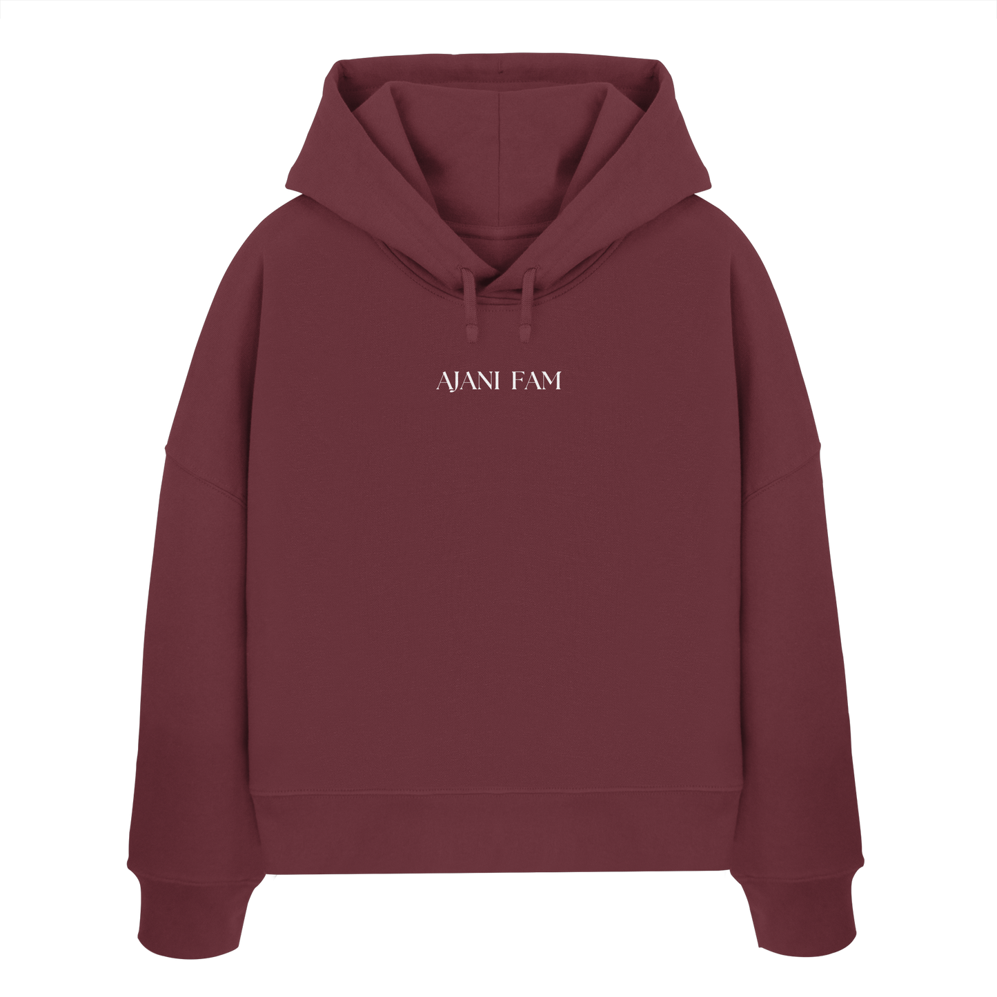 AJANI FAM : SELFLOVE - Womens Organic Boxcut Hoodie