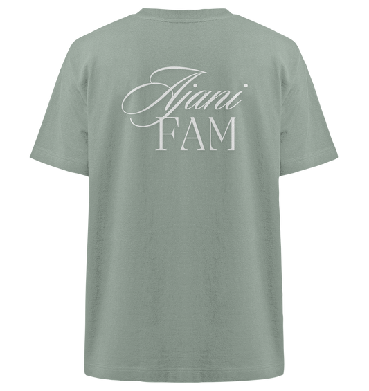 AJANI FAM LOGO - Heavy Oversized Organic Shirt