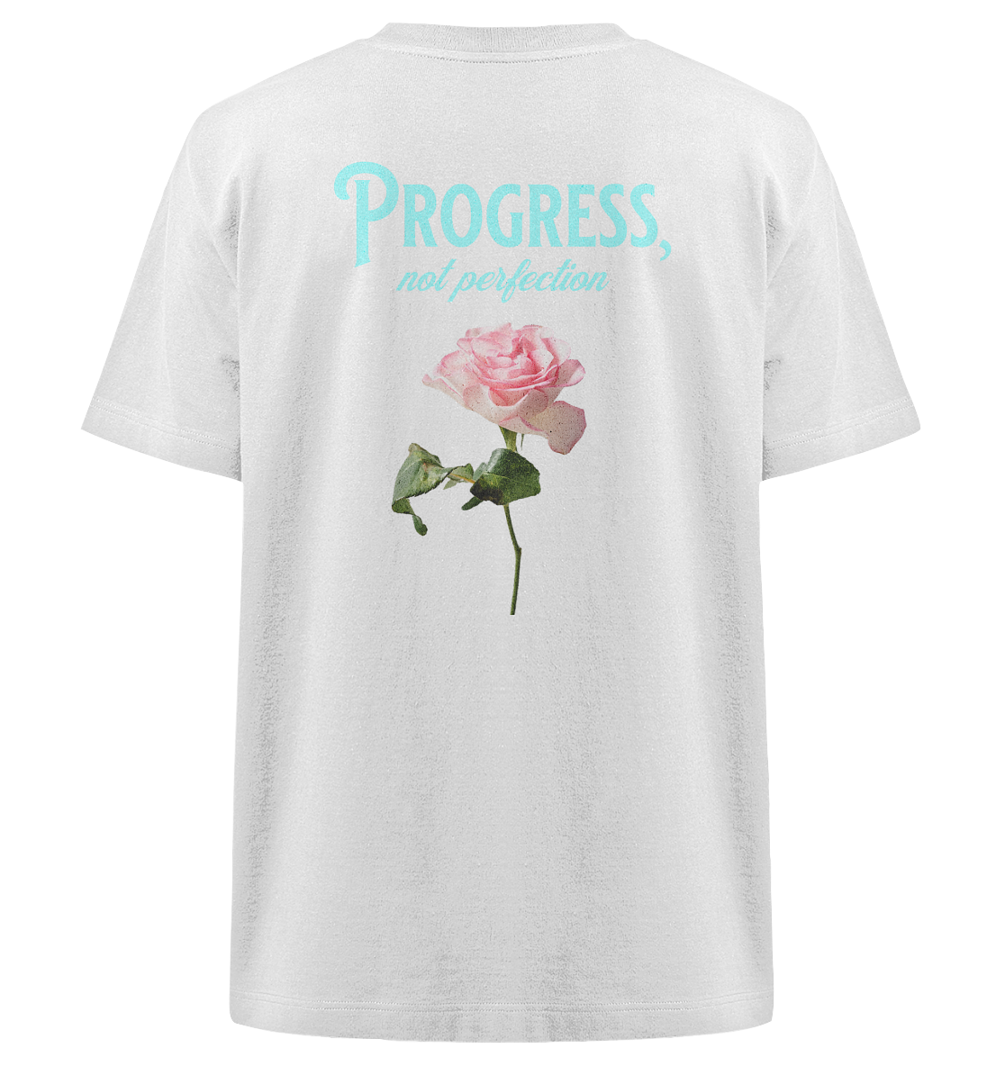 AJANI-PROGRESS NOT PERFECTION - Heavy Oversized Organic Shirt