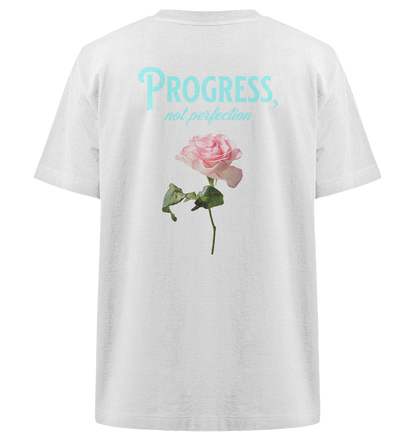AJANI-PROGRESS NOT PERFECTION - Heavy Oversized Organic Shirt