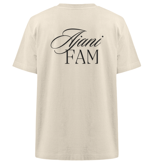 AJANI FAM LG BLACK - Heavy Oversized Organic Shirt