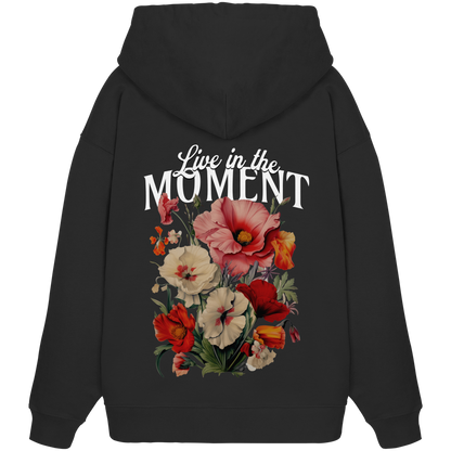 AJANI-LIVE IN THE MOMENT - Organic Oversize Hoodie