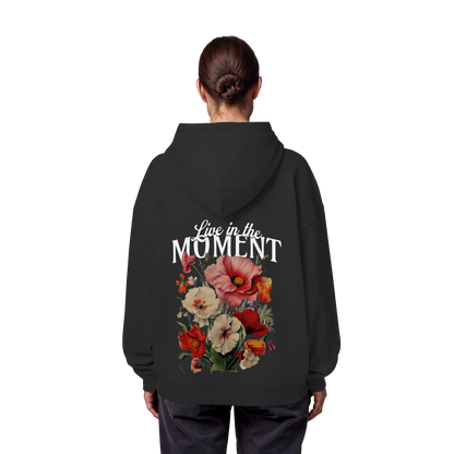 AJANI-LIVE IN THE MOMENT - Organic Oversize Hoodie