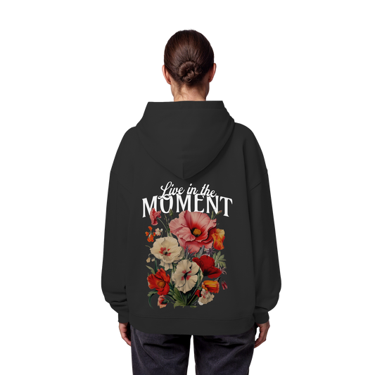 AJANI-LIVE IN THE MOMENT - Organic Oversize Hoodie