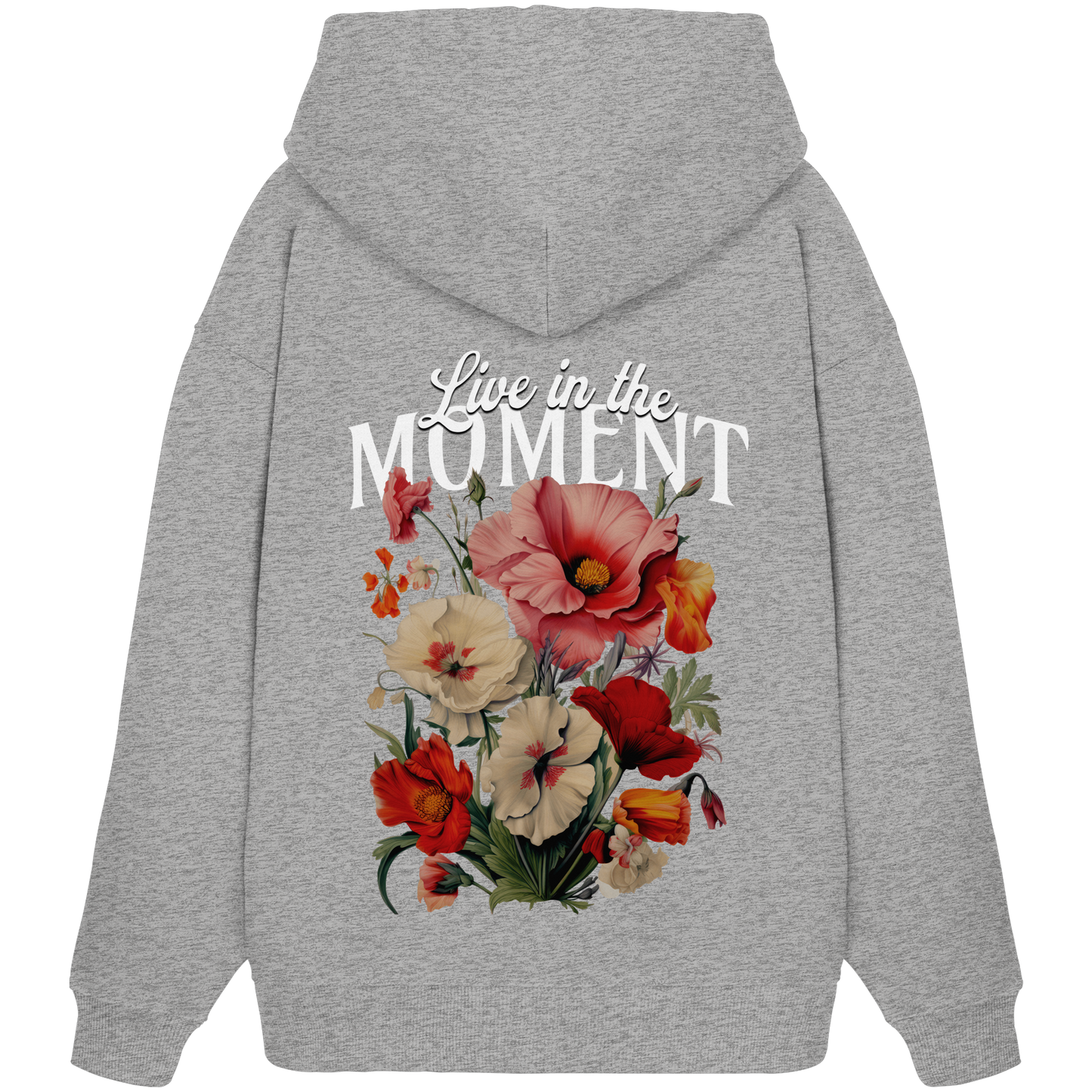 AJANI-LIVE IN THE MOMENT - Organic Oversize Hoodie