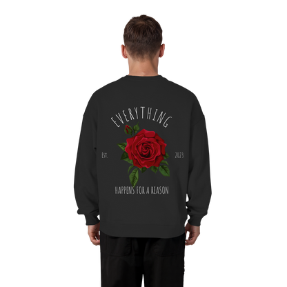 Everything happens for a Reason-AJANI - Organic Oversize Sweatshirt - Organic Oversize Sweatshirt
