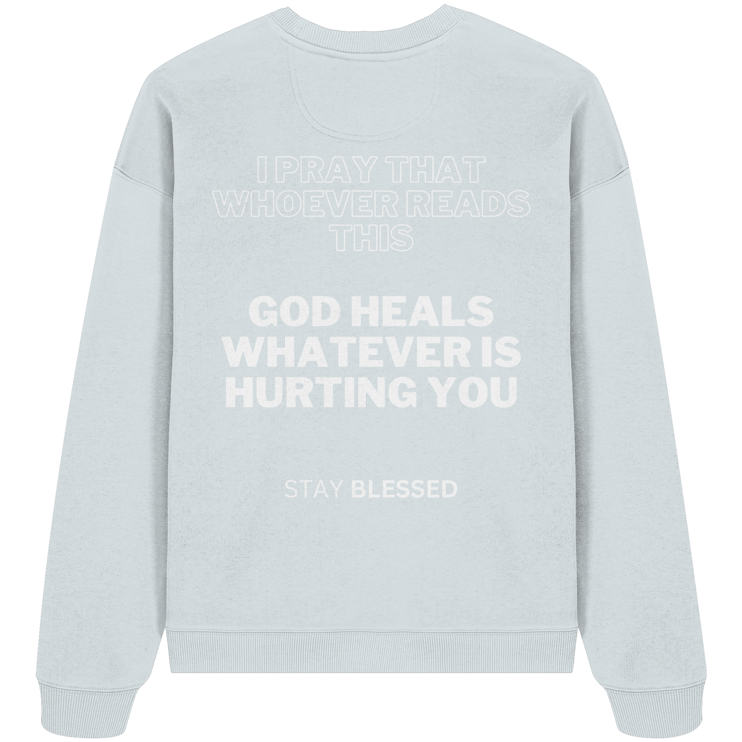 AJANI Sweater Stay blessed - Organic Oversize Sweatshirt