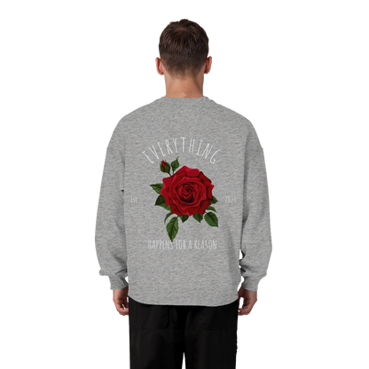 Everything happens for a Reason-AJANI - Organic Oversize Sweatshirt - Organic Oversize Sweatshirt