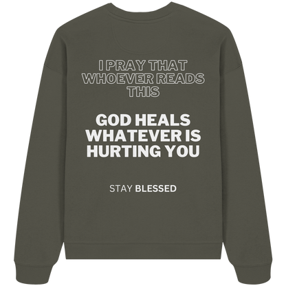 AJANI Sweater Stay blessed - Organic Oversize Sweatshirt