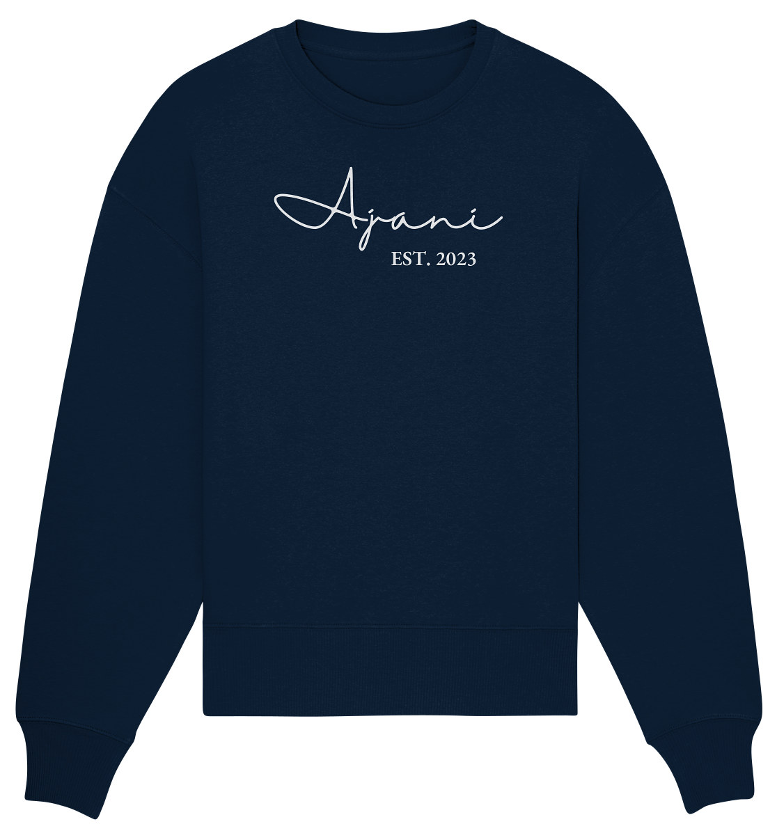 GOOD THINGS AJANI - Organic Oversize Sweatshirt BACKPRINT