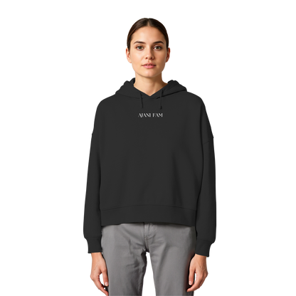 AJANI FAM : SELFLOVE - Womens Organic Boxcut Hoodie